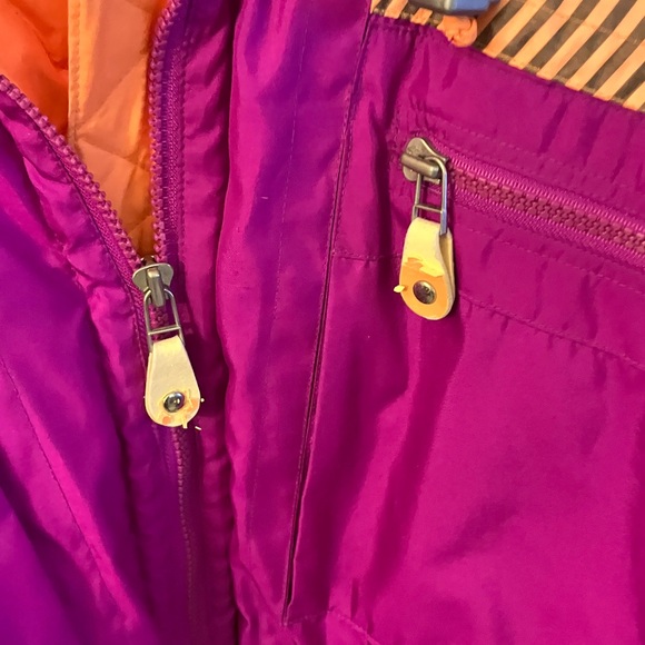 Vibrant Ski Jacket in Purple and Orange - Picture 4 of 5